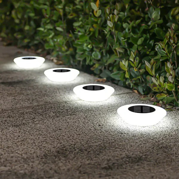 Set of 4 Solar Garden Lights with Automatic Dusk Sensor