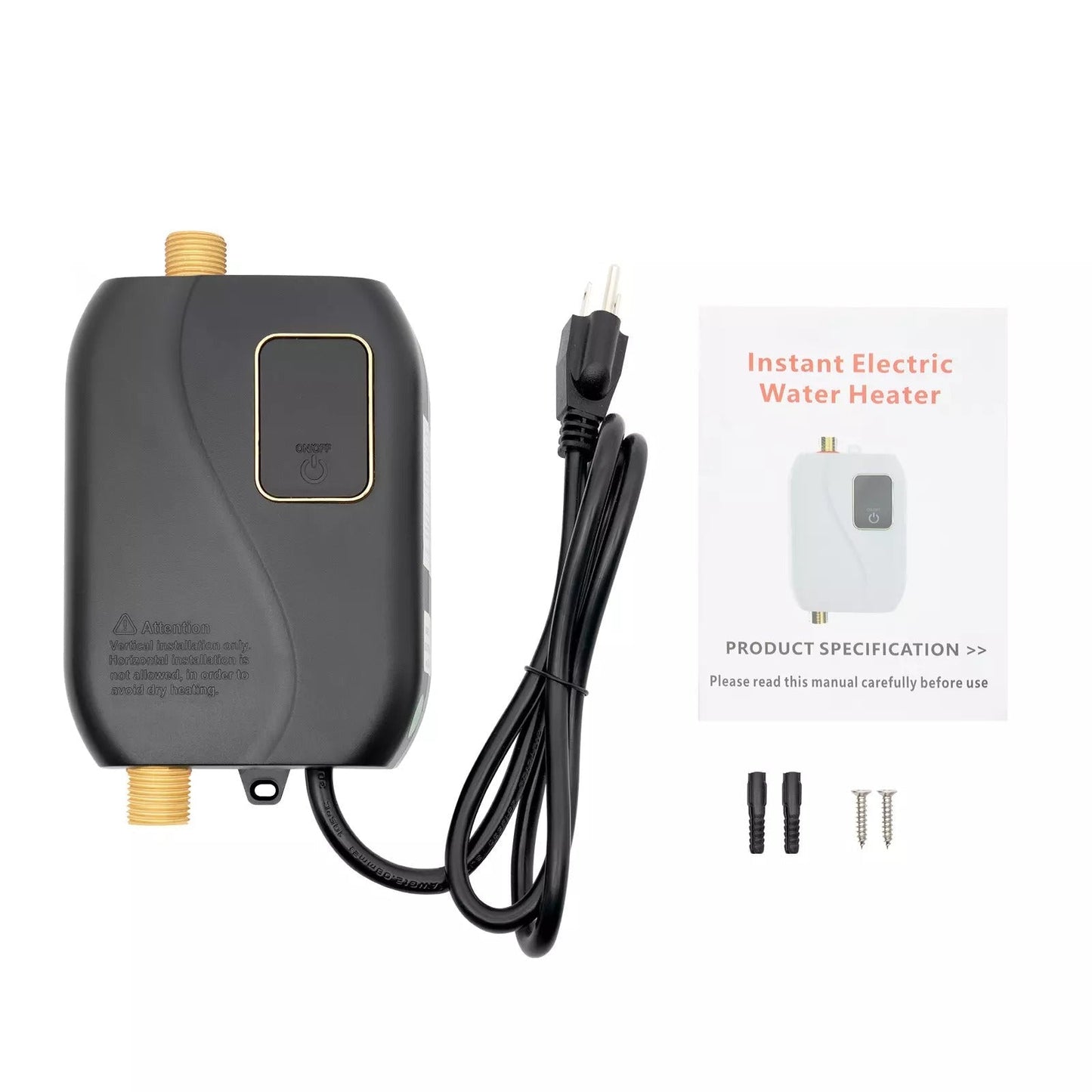 Instant Heating Water Heater with LED Temperature Display – Tankless