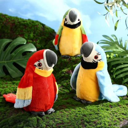 Engaging Interactive Parrot Plush for Learning Numbers and Words