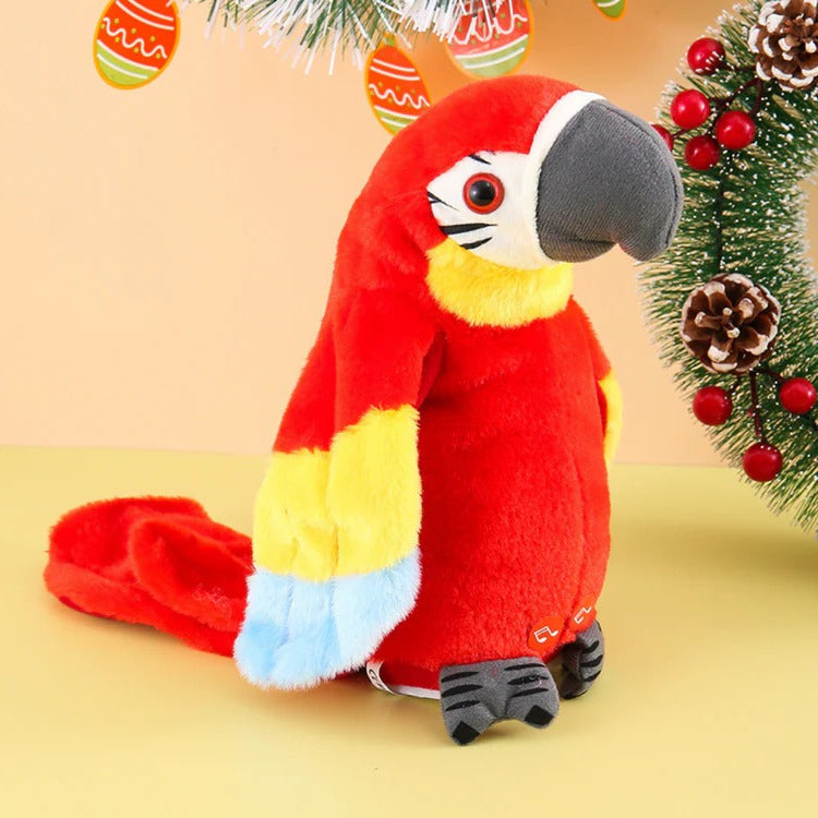 Engaging Interactive Parrot Plush for Learning Numbers and Words