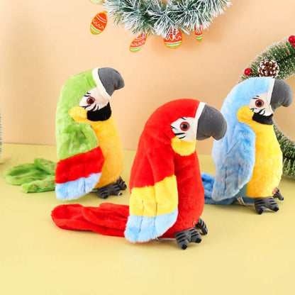 Engaging Interactive Parrot Plush for Learning Numbers and Words