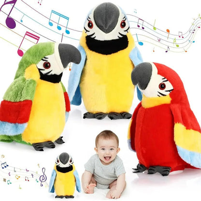 Engaging Interactive Parrot Plush for Learning Numbers and Words