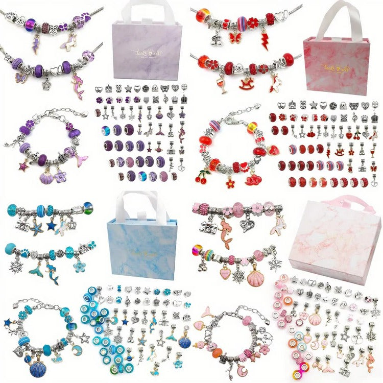 Colorful Bead Creation Kit with Easy Threading System