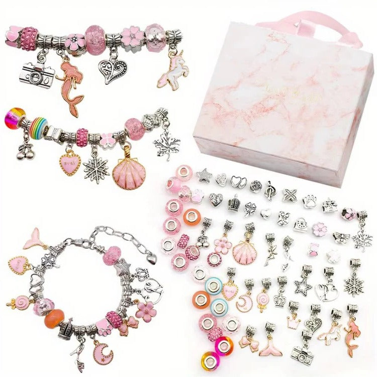 Colorful Bead Creation Kit with Easy Threading System