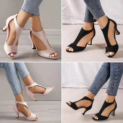 Elegant Women's Heeled Pumps with Comfort-Infused Insole