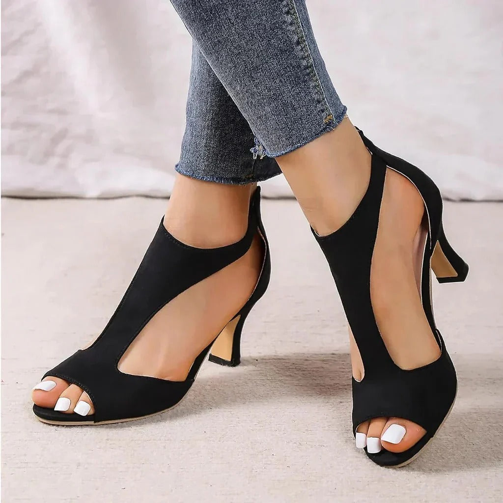 Elegant Women's Heeled Pumps with Comfort-Infused Insole