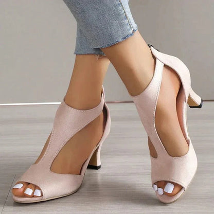 Elegant Women's Heeled Pumps with Comfort-Infused Insole