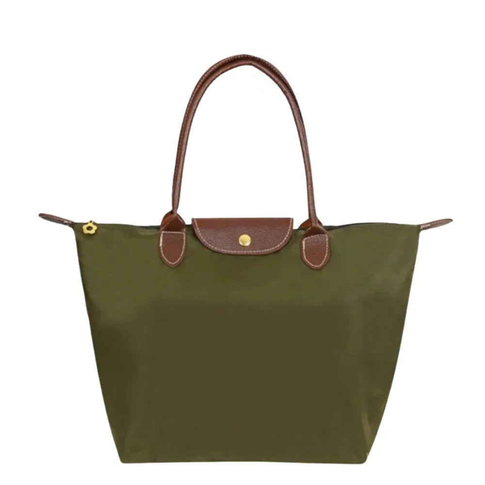 Elegant Top-Handle Handbag with Ample Space and Classic Style