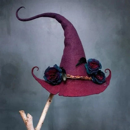 Classic Adjustable Witch Hat for Halloween Festivities