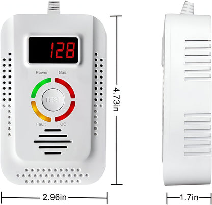 Reliable Gas and Carbon Monoxide Alert System with Display