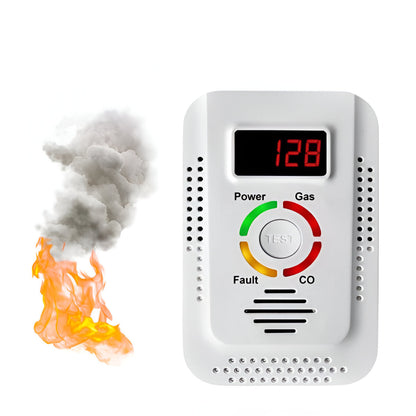 Reliable Gas and Carbon Monoxide Alert System with Display