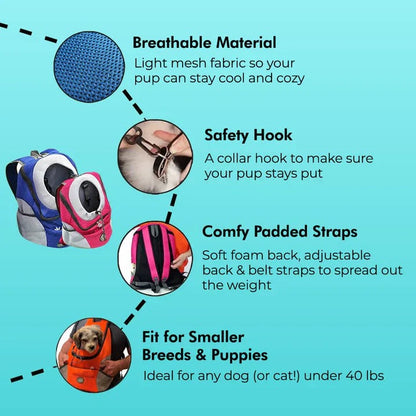 Hands-Free Pet Backpack for Effortless Adventures