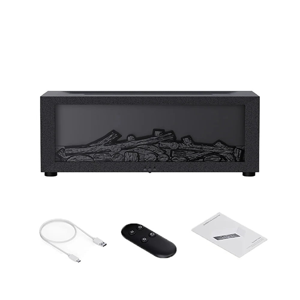 Essential Mist & Aroma Diffuser with Ambient Flame Effect