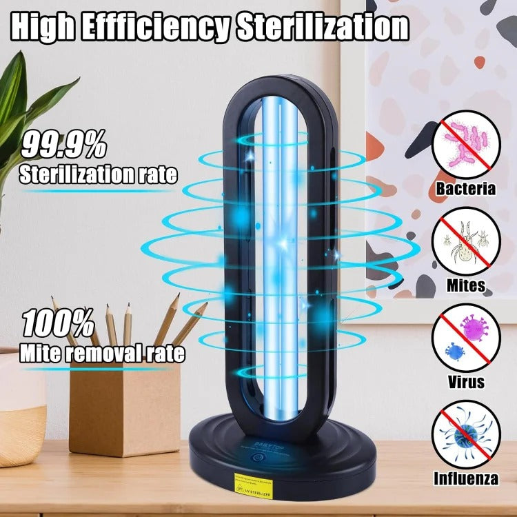 Smart UV Sanitizer Lamp with Remote for 400 Sq. Ft. Coverage