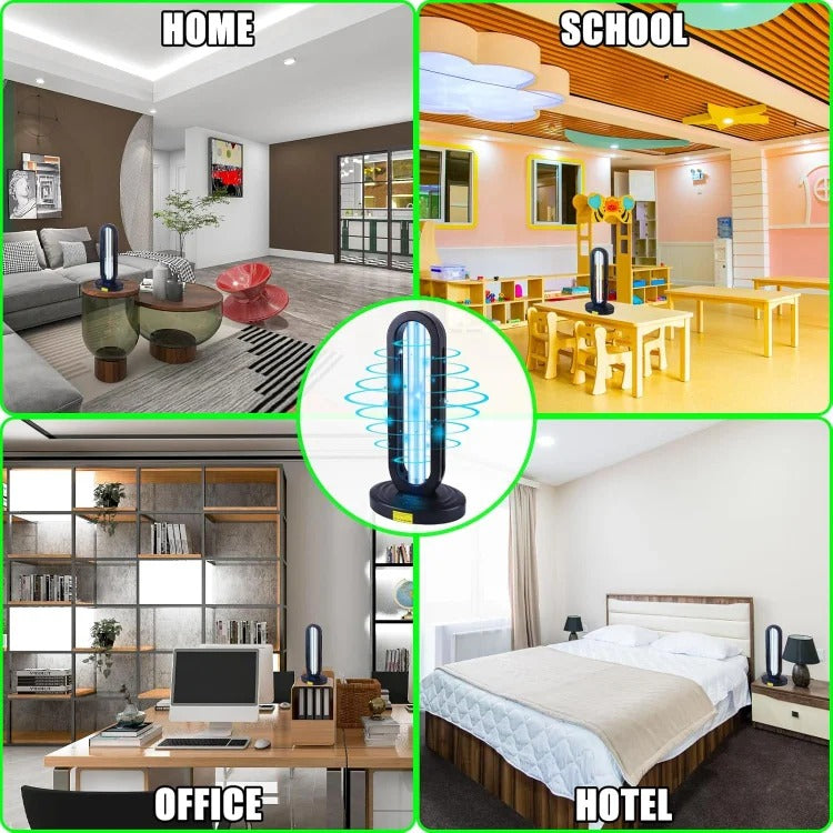 Smart UV Sanitizer Lamp with Remote for 400 Sq. Ft. Coverage