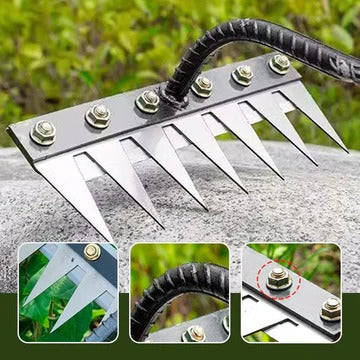 All-in-One Garden Rake System for Effortless Yard Care