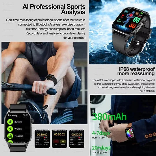 User-Friendly Smartwatch with Easy Monitoring and Connectivity