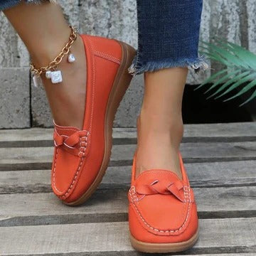 Women’s Comfort-Fit Slip-On Walking Loafers for Everyday Use