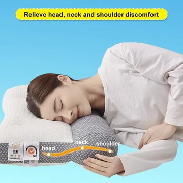 Ergonomically Designed Neck Support Pillow for All Sleepers