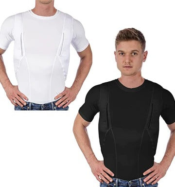 Unisex Concealed Carry Compression Shirt for Everyday Use