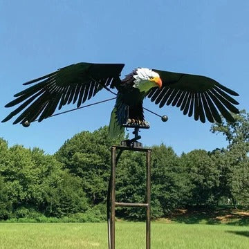 Whimsical Garden Motion Sculpture with Gentle Breeze Activation