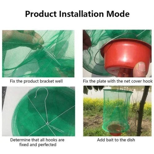 Eco-Friendly Outdoor Fly Catcher for Animal Areas