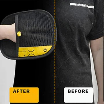 Dual-Sided Pet Grooming Mitts for Effortless Shedding Removal