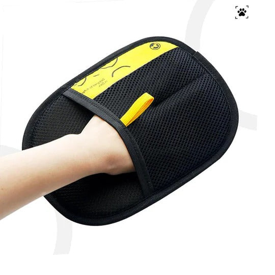 Dual-Sided Pet Grooming Mitts for Effortless Shedding Removal