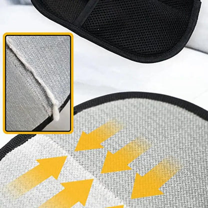 Dual-Sided Pet Grooming Mitts for Effortless Shedding Removal