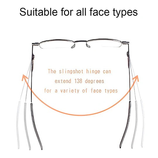 Portable Reading Glasses with Folding Design for Daily Use