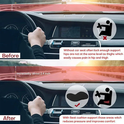 Elevate Your Comfort: Premium Car Seat Lift Cushion
