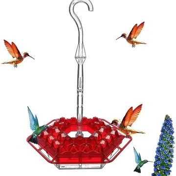 Durable Outdoor Hummingbird Feeder with Ant-Guard Design