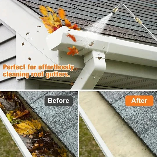 Adjustable High-Reach Pressure Washer Extension Wand Set