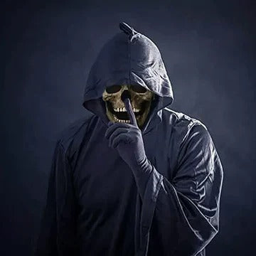 Lifelike Skull Mask with Movable Jaw for Halloween and Cosplay