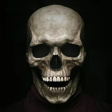 Lifelike Skull Mask with Movable Jaw for Halloween and Cosplay