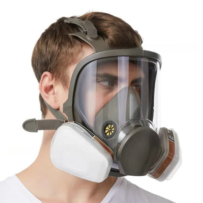 All-Weather Full Face Safety Mask for Dust and Fumes
