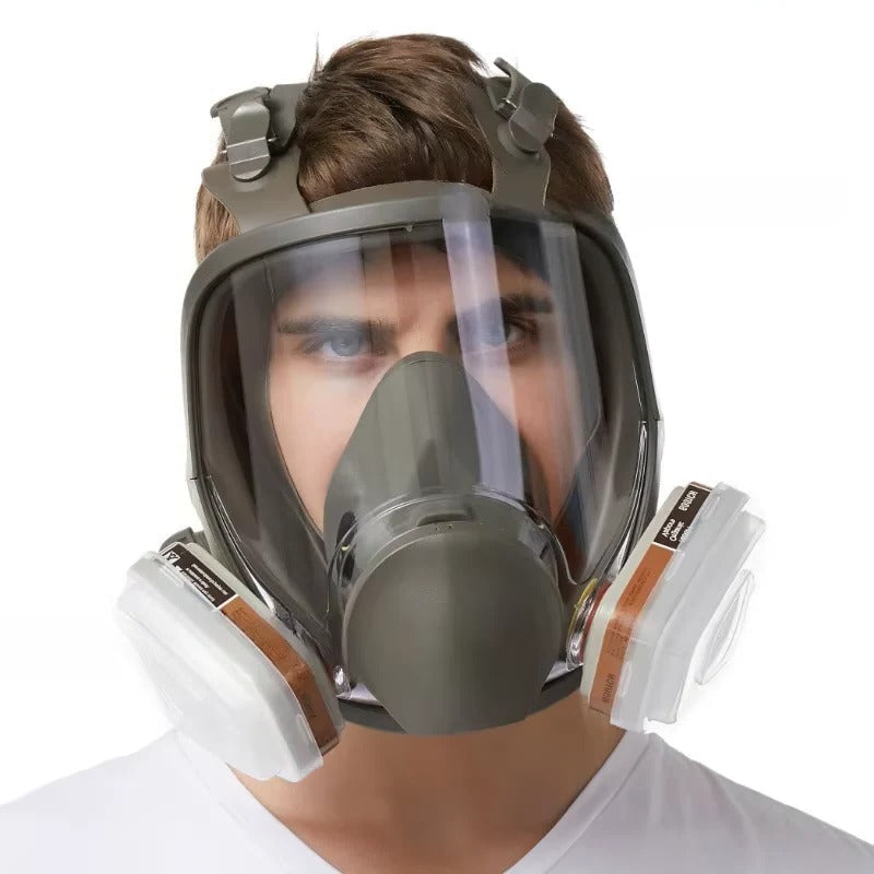 All-Weather Full Face Safety Mask for Dust and Fumes