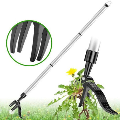 Ergonomic Weed Extraction Tool with Extended Handle