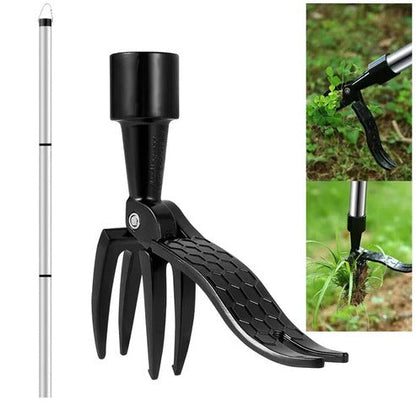 Ergonomic Weed Extraction Tool with Extended Handle