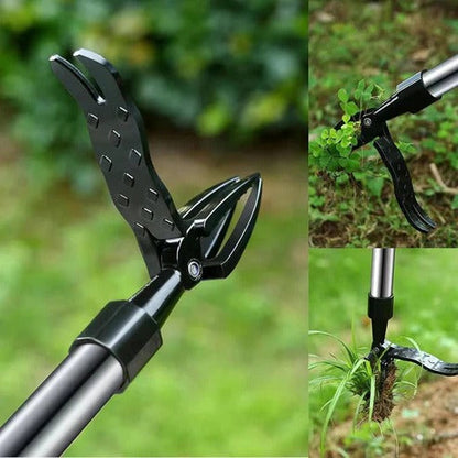 Ergonomic Weed Extraction Tool with Extended Handle