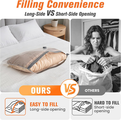 15-Piece Vacuum Storage Set with Cordless Pump and Seal Closure