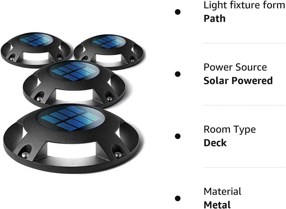 Smart Solar Step Lights with Automatic Dusk Detection