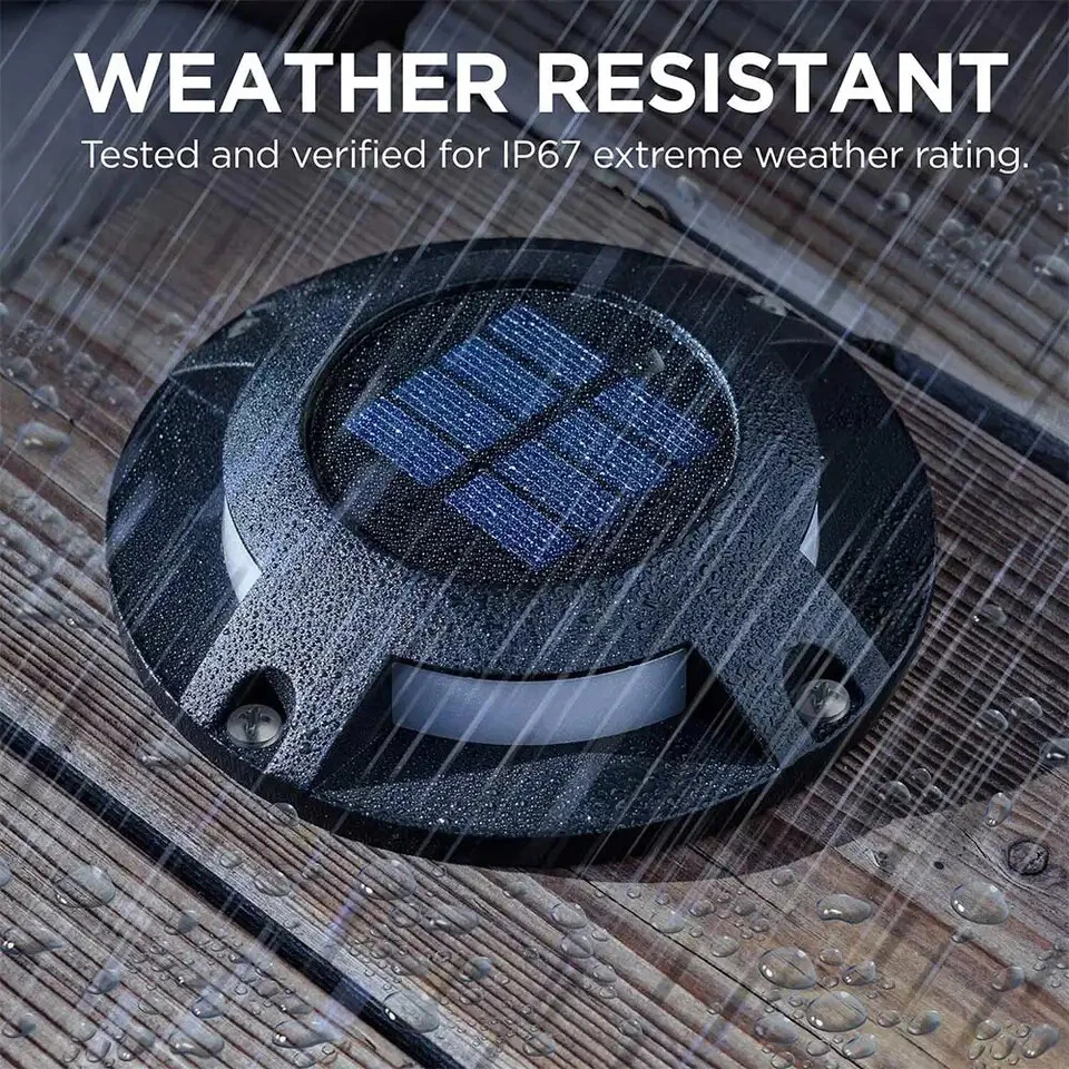 Smart Solar Step Lights with Automatic Dusk Detection