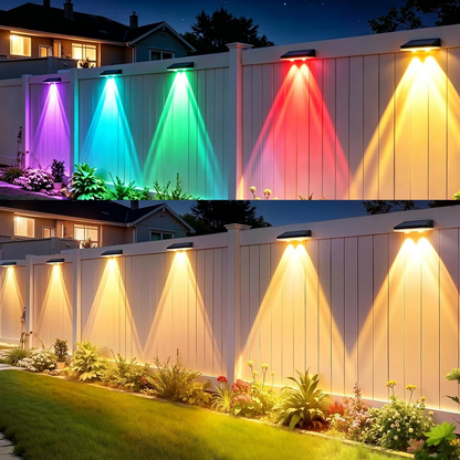 Illuminating Solar Pathway Lights with Color Options – 8-Pack