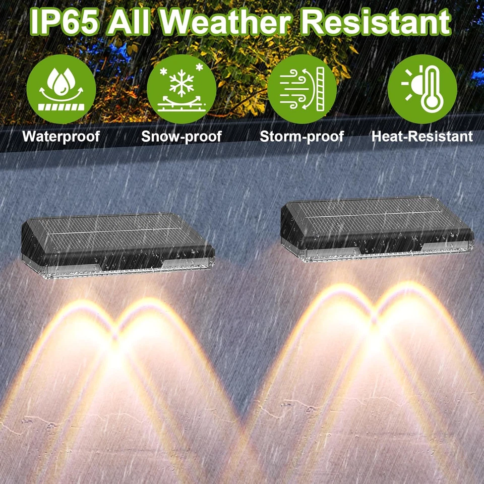 Illuminating Solar Pathway Lights with Color Options – 8-Pack