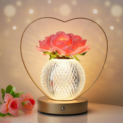 Blossom Glow Touch Lamp with Adjustable Brightness
