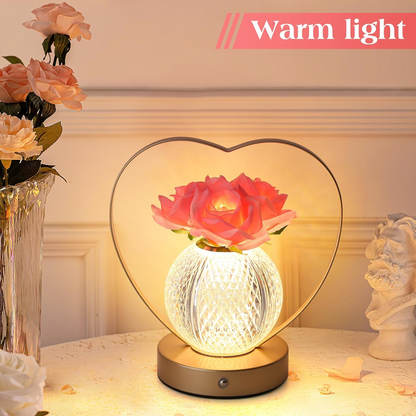 Blossom Glow Touch Lamp with Adjustable Brightness
