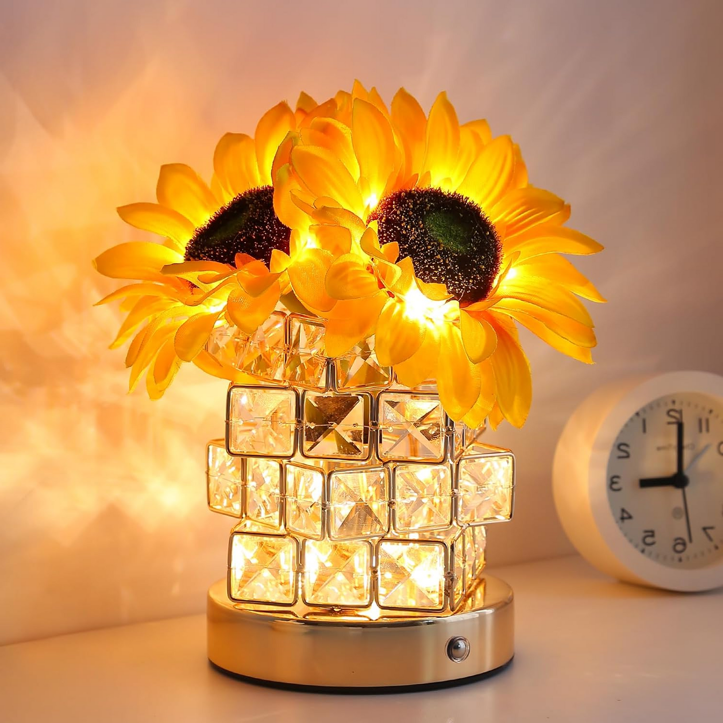 Blossom Glow Touch Lamp with Adjustable Brightness