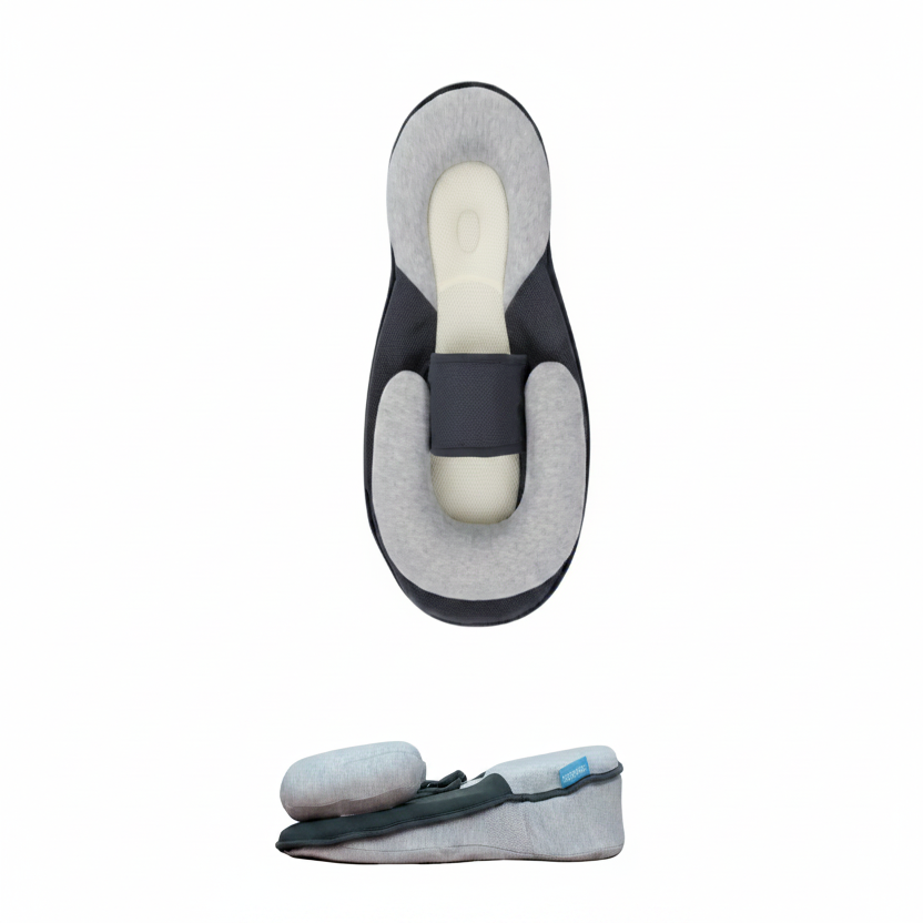 Elevated Baby Resting Pod with Secure Straps and Safety Sides