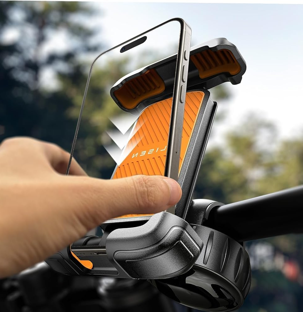 Secure Bike Phone Holder with 360° Rotation for Safe Navigation